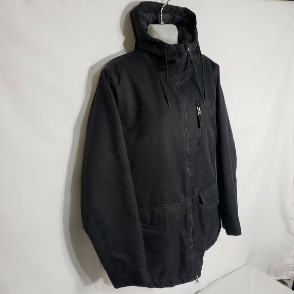 Nike Women Engineered for world class athletes Jacket Medium Black Hooded Pocket - Picture 5 of 12